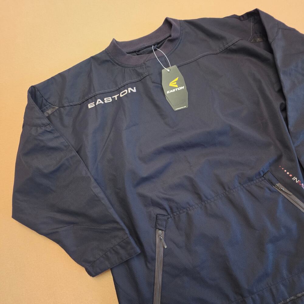 Easton InMotion Fit Baseball Pullover Jacket Navy Blue Sz Youth XS NWT